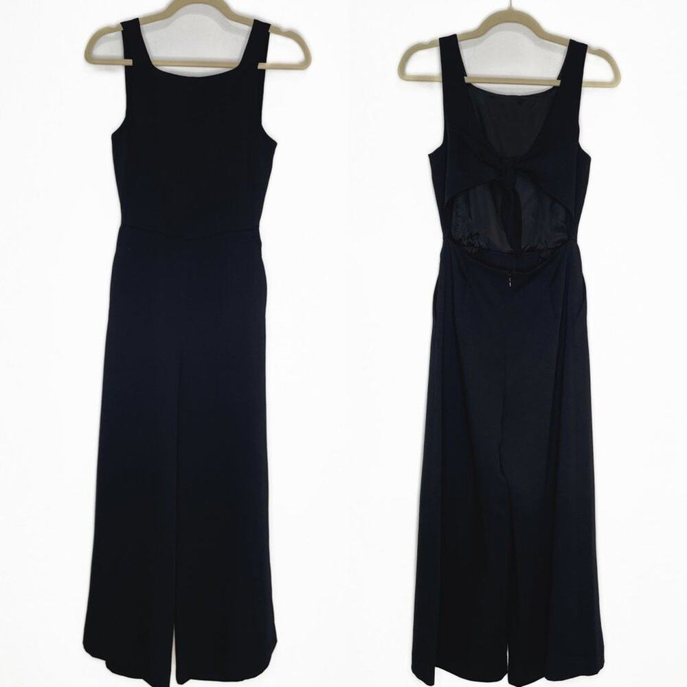 Aritzia Wilfred Ecoulement Sleeveless Cropped Wide Leg Tie Back Jumpsuit Size 2